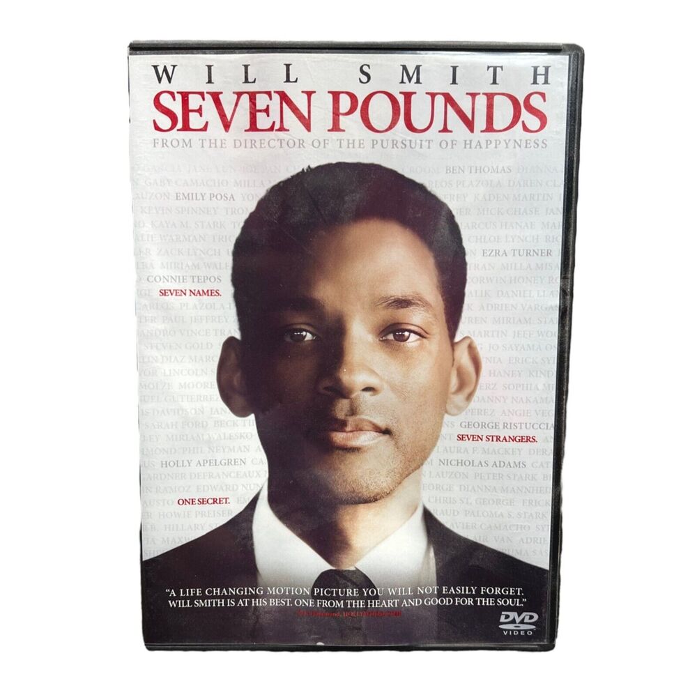 Columbia Pictures Will Smith Seven Pounds DVD Movie